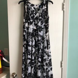 Black and White Vera Wang Dress